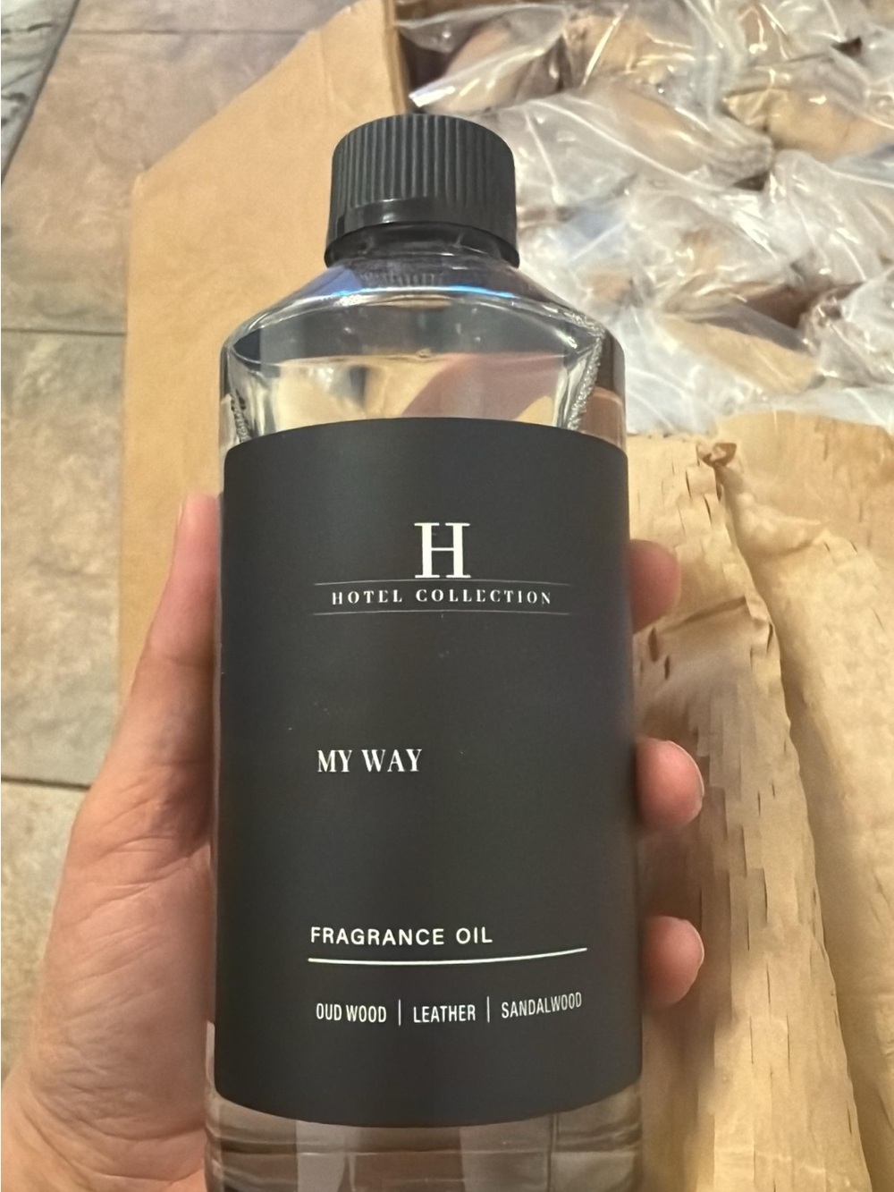 Hotel Collection Black Label Fragrance Oil Bottle